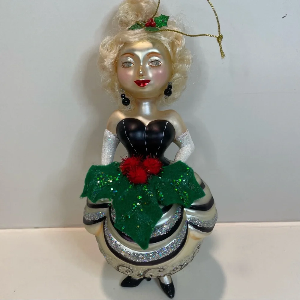 KURT ADLER Glass LORALIE'S LADIES Christmas Ornament 2006 Princess Holiday